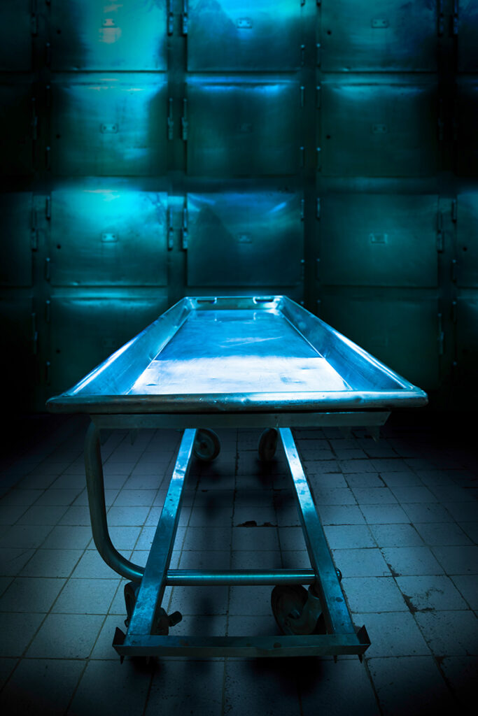 morgue tray